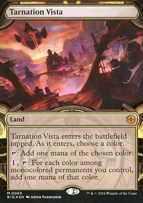 Tarnation Vista (Showcase) (Raised Foil) [Outlaws of Thunder Junction: The Big Score]