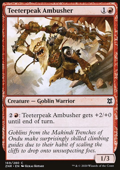 Teeterpeak Ambusher [Zendikar Rising]