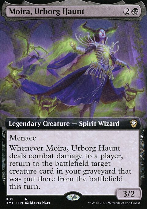Moira, Urborg Haunt (Extended Art) [Dominaria United Commander]