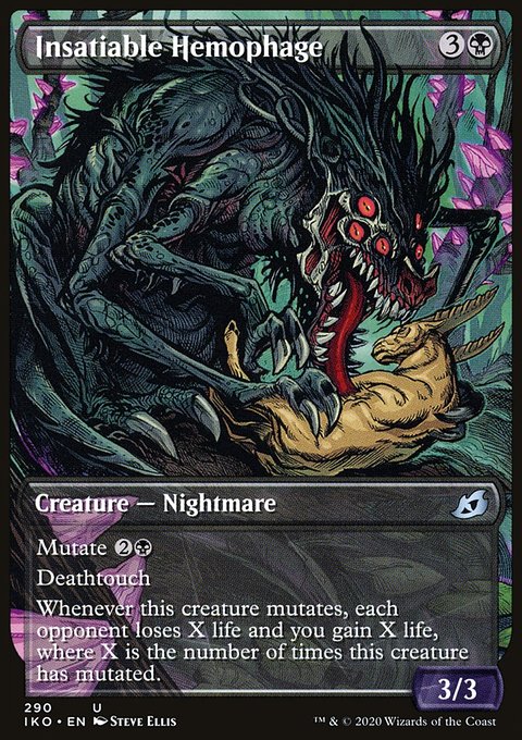 Insatiable Hemophage (Showcase) [Ikoria: Lair of Behemoths]