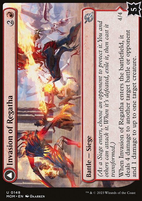 Invasion of Regatha // Disciples of the Inferno [March of the Machine]