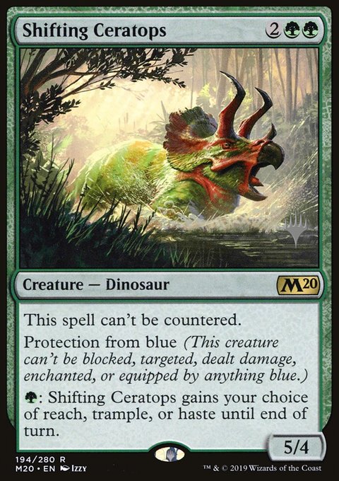 Shifting Ceratops [Core Set 2020 Prerelease Promos]