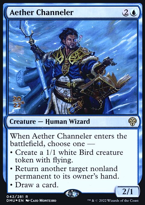 Aether Channeler [Dominaria United Prerelease Promos]