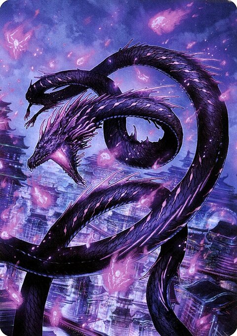 Junji, the Midnight Sky 2 Art Card [Kamigawa: Neon Dynasty Art Series]