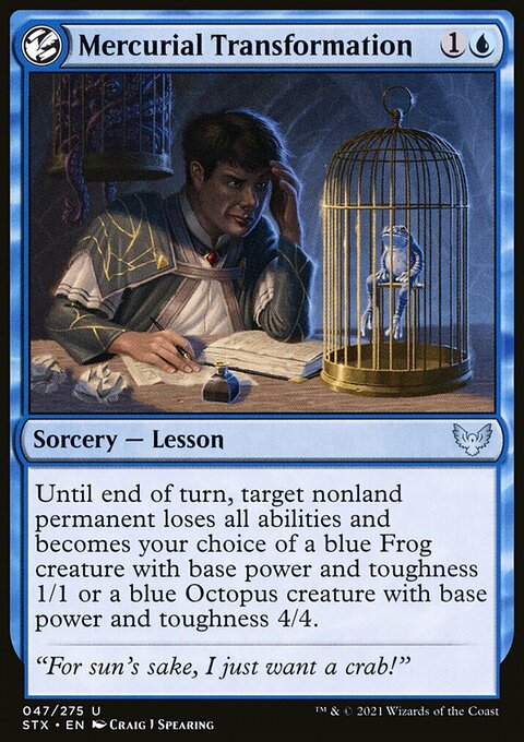 Mercurial Transformation [Strixhaven: School of Mages]