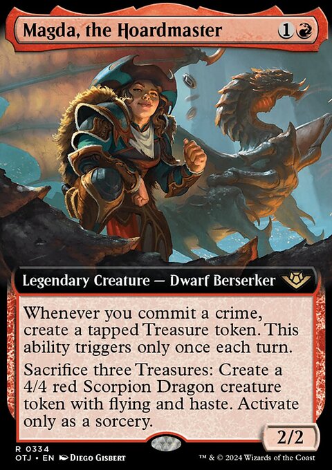 Magda, the Hoardmaster (Extended Art) [Outlaws of Thunder Junction]