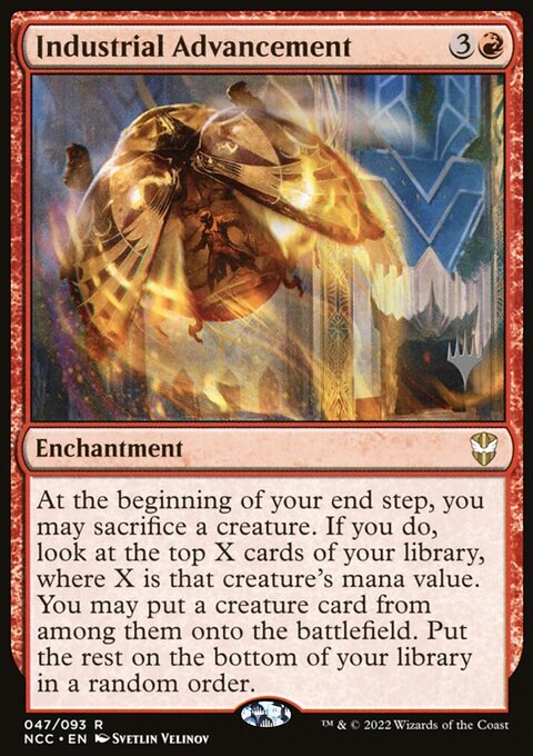 Industrial Advancement (Promo Pack) [Streets of New Capenna Commander Promos]