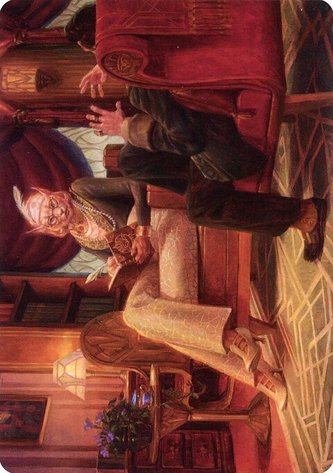 Phabine, Boss's Confidant Art Card (Gold-Stamped Signature) [Streets of New Capenna Art Series]