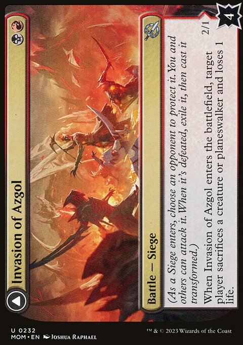 Invasion of Azgol // Ashen Reaper [March of the Machine]