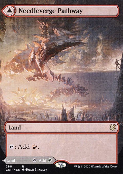 Needleverge Pathway // Pillarverge Pathway (Borderless Alternate Art) [Zendikar Rising]