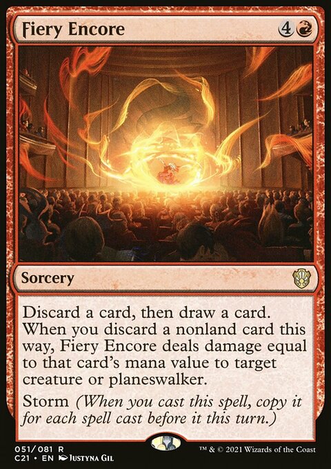 Fiery Encore [Commander 2021]