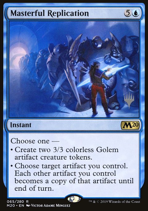 Masterful Replication [Core Set 2020 Prerelease Promos]