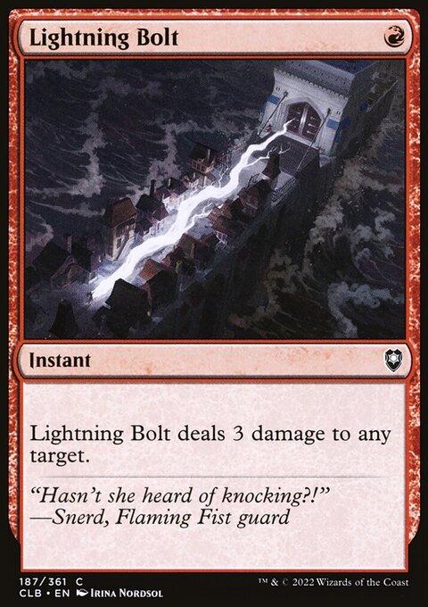 Lightning Bolt [Commander Legends: Battle for Baldur's Gate]