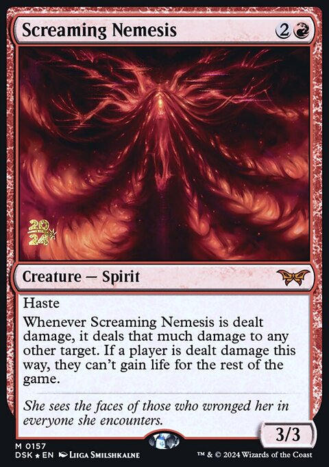 Screaming Nemesis [Duskmourn: House of Horror Prerelease Promos]