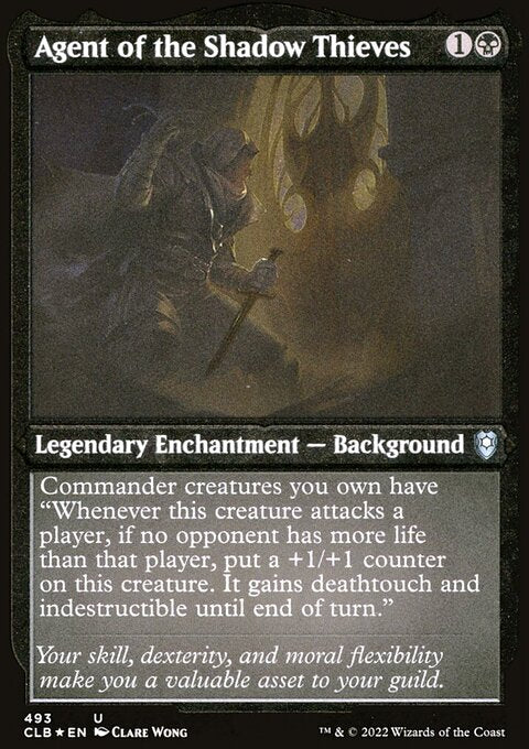 Agent of the Shadow Thieves (Foil Etched) [Commander Legends: Battle for Baldur's Gate]