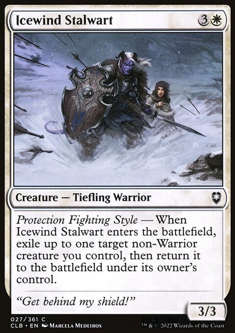 Icewind Stalwart [Commander Legends: Battle for Baldur's Gate]