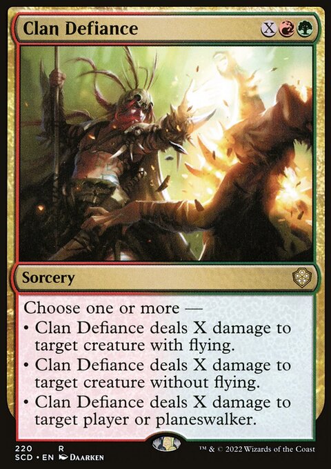 Clan Defiance [Starter Commander Decks]