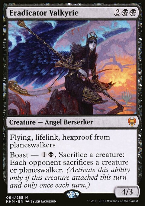 Eradicator Valkyrie (Promo Pack) [Kaldheim Promos]