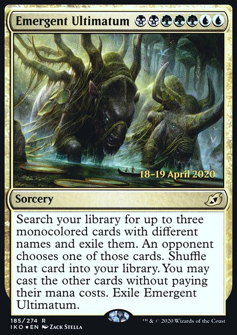 Emergent Ultimatum [Ikoria: Lair of Behemoths Prerelease Promos]