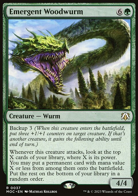 Emergent Woodwurm [March of the Machine Commander]