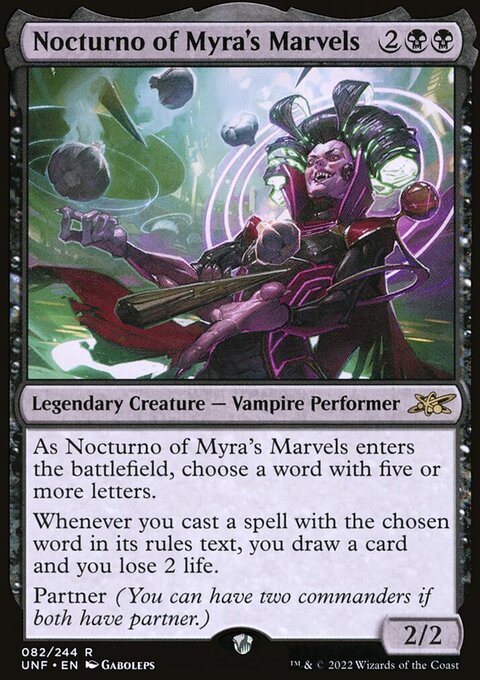 Nocturno of Myra's Marvels [Unfinity]