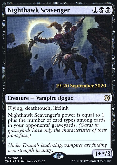 Nighthawk Scavenger [Zendikar Rising Prerelease Promos]