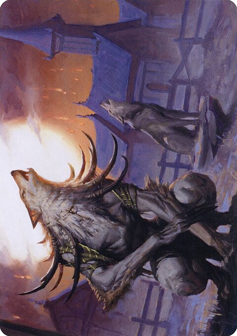 Lord of the Ulvenwald Art Card [Innistrad: Midnight Hunt Art Series]