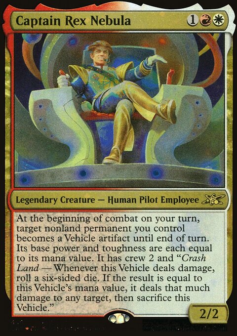 Captain Rex Nebula (Galaxy Foil) [Unfinity]