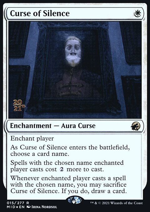 Curse of Silence [Innistrad: Midnight Hunt Prerelease Promos]