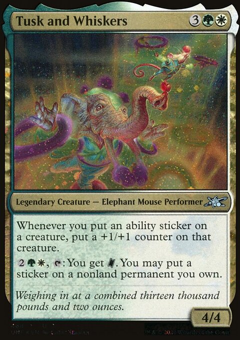 Tusk and Whiskers (Galaxy Foil) [Unfinity]