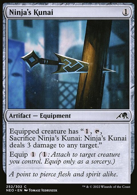 Ninja's Kunai [Kamigawa: Neon Dynasty]