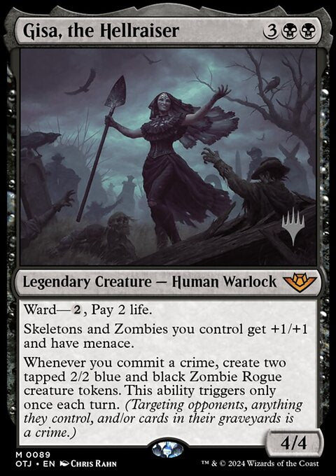 Gisa, the Hellraiser (Promo Pack) [Outlaws of Thunder Junction Promos]