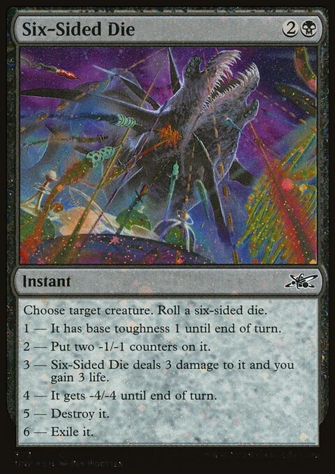 Six-Sided Die (Galaxy Foil) [Unfinity]