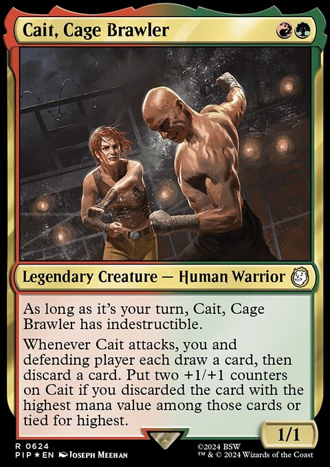 Cait, Cage Brawler (Surge Foil) [Fallout]