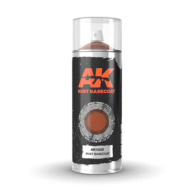 Ak Interactive - Aerosol Spray Primer  - Rust Basecoat - Spray 150ml