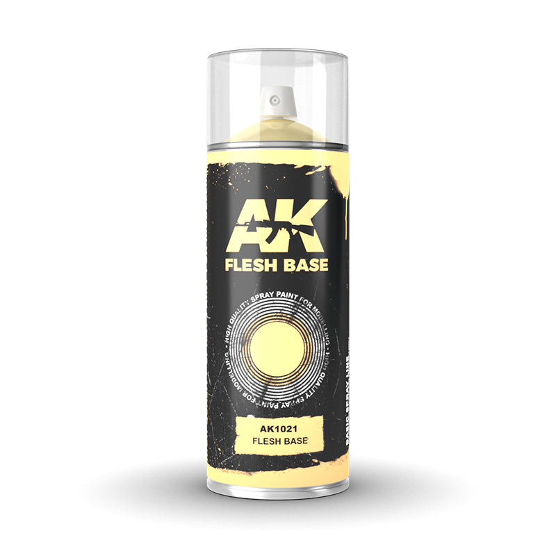Ak Interactive - Aerosol Spray Primer  - Flesh Base - Spray 150ml - LOCAL PICK UP ONLY
