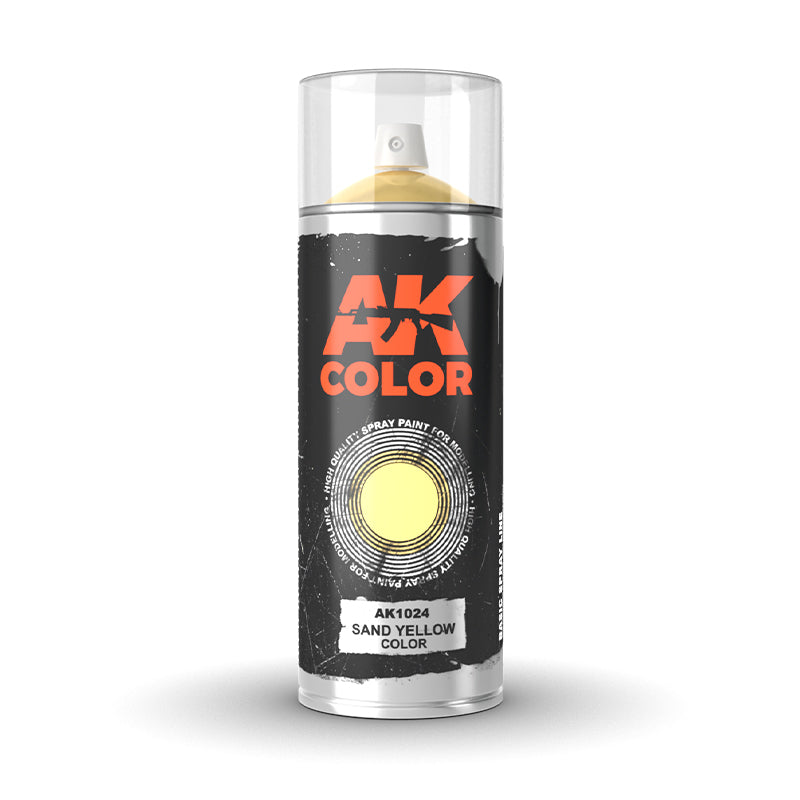 Ak Interactive - Aerosol Spray Primer  - Sand Yellow - Spray 150ml