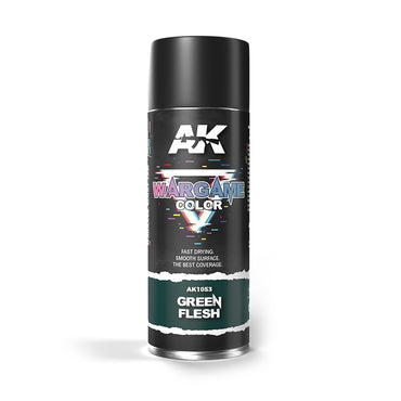 Ak Interactive - Aerosol Spray Primer  - Green Flesh Spray 400ml