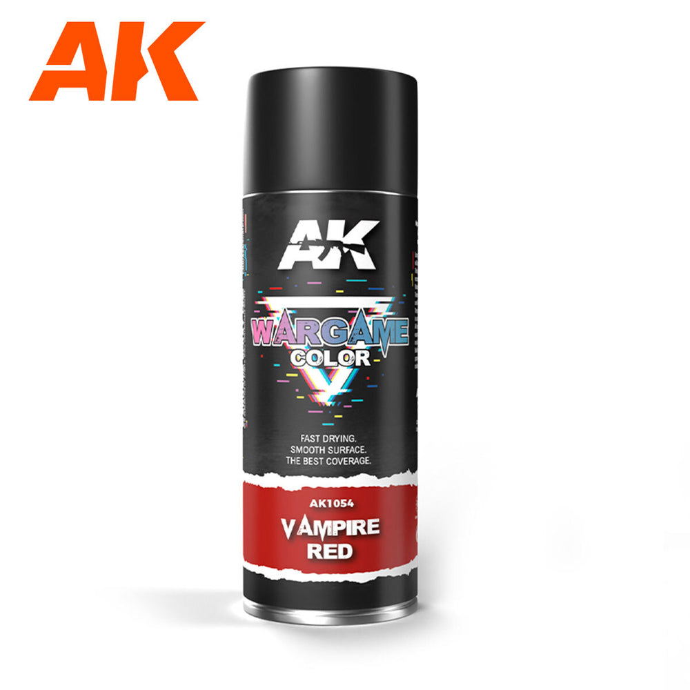 Ak Interactive - Aerosol Spray Primer  - Vampire Red Spray 400ml - LOCAL PICK UP ONLY