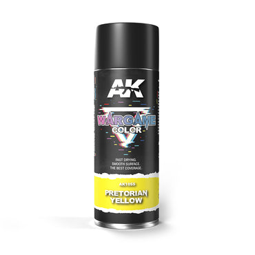 Ak Interactive - Aerosol Spray Primer  - Pretorian Yellow Spray 400ml - LOCAL PICK UP ONLY