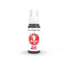 AK Interactive 3Gen Figures Acrylics - Reddish Black  17ml