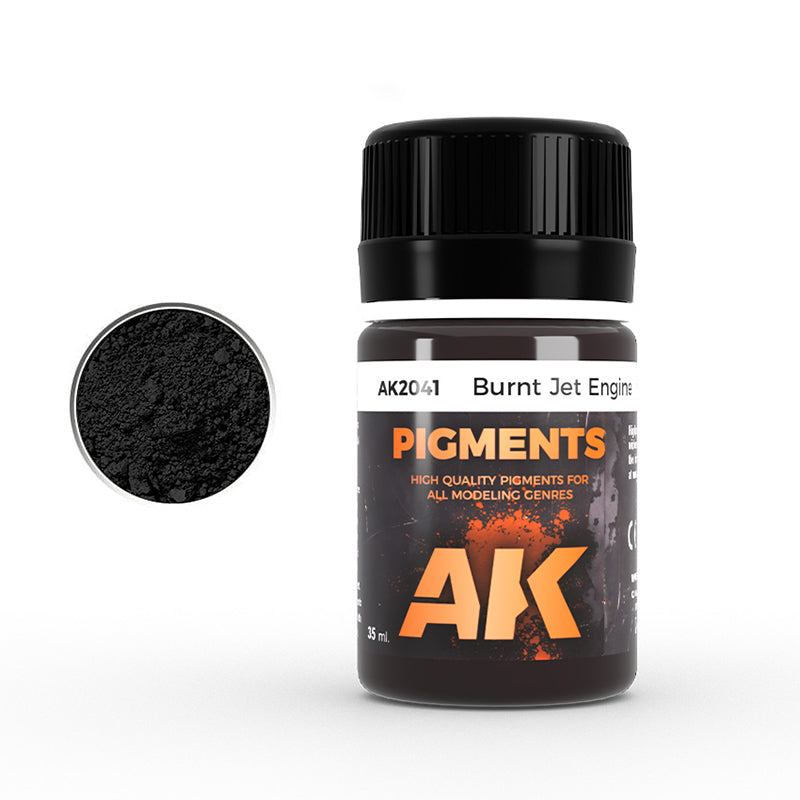 Ak Interactive - Pigments - Burnt Jet Engine