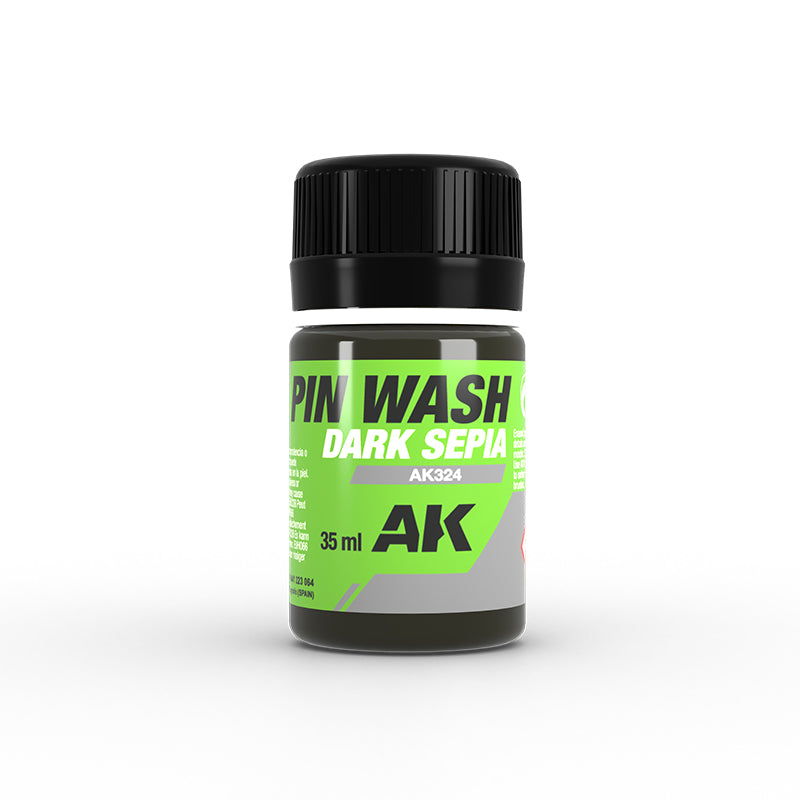 Ak Interactive - Weathering - Dark Sepia Pin Wash