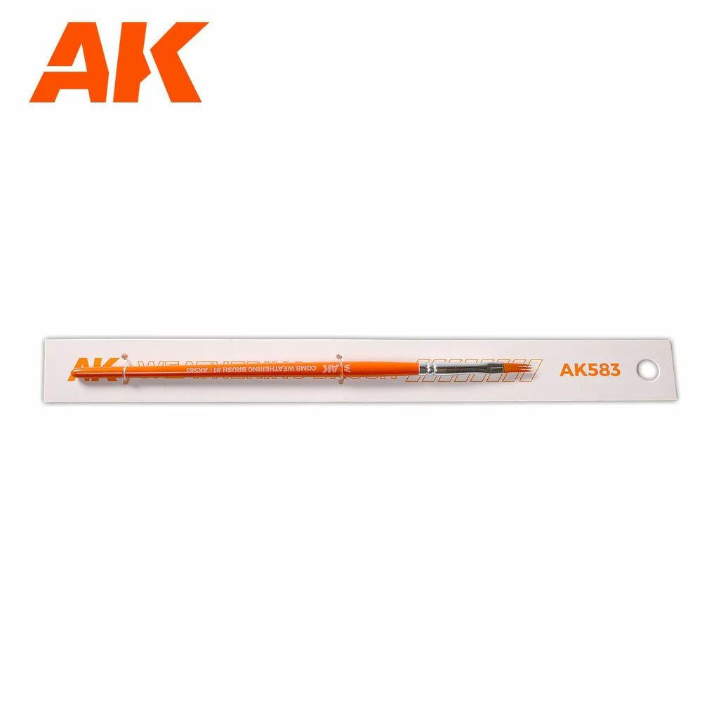 AK Interactive Brushes - COMB Weathering Brush #1