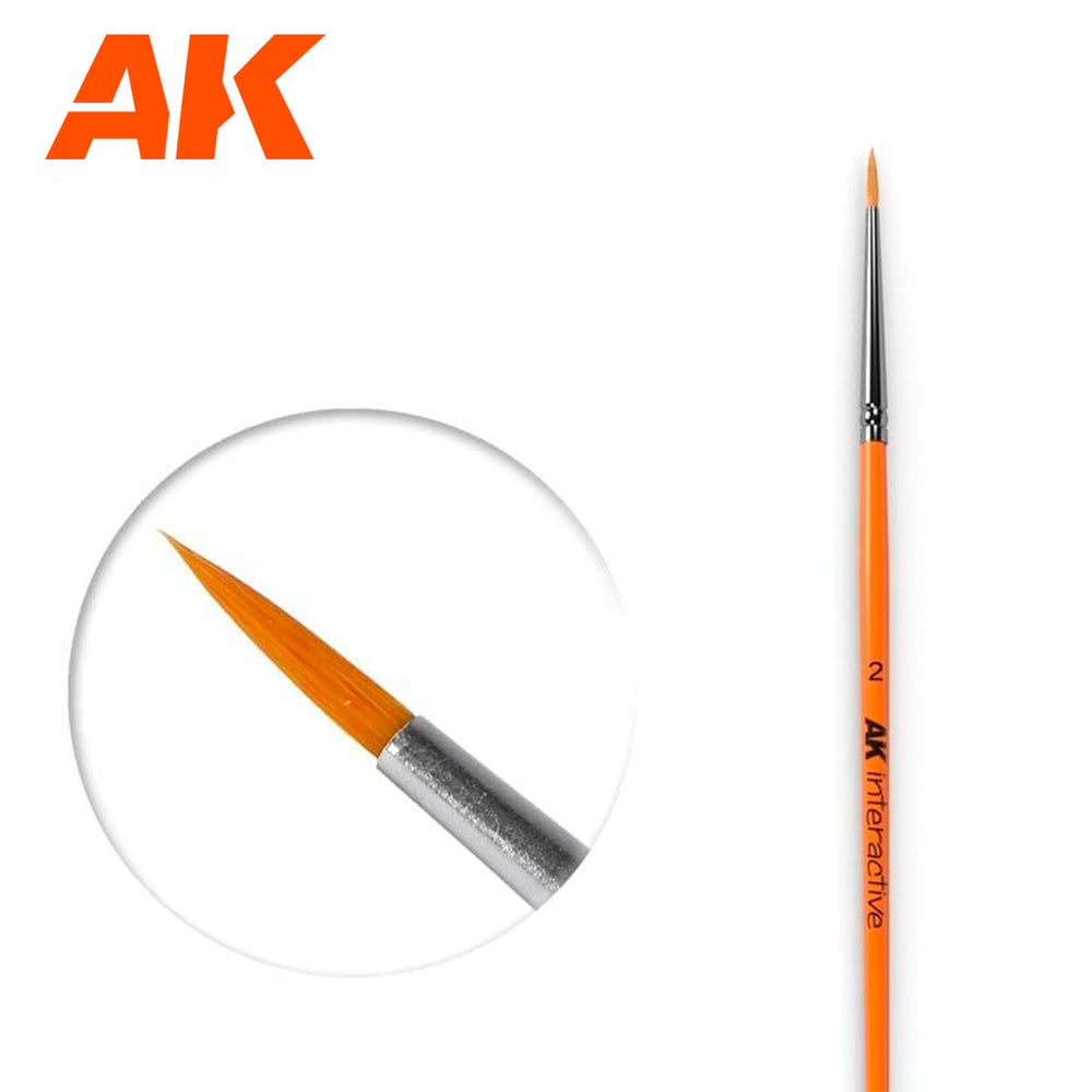 Ak Interactive - Brushes - Round Brush 2 Synthetic