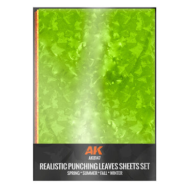 Ak Interactive - Tools - Punching Leaves Sheets Set (4 Units Of A4-Size Sheets)