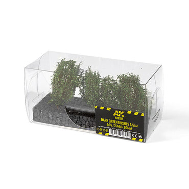 AK Interactive - Dioramas - Dark Green Bushes 4-6Cm -1:35 / 75 mm / 90 mm