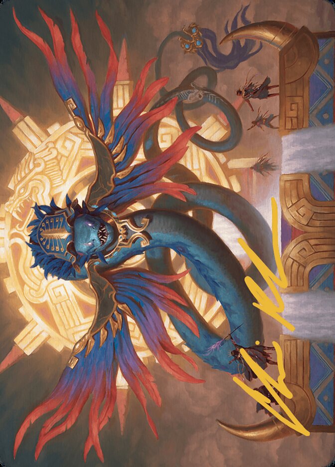 Ojer Pakpatiq, Deepest Epoch Art Card (13/81) (Gold-Stamped Signature) [The Lost Caverns of Ixalan Art Series]