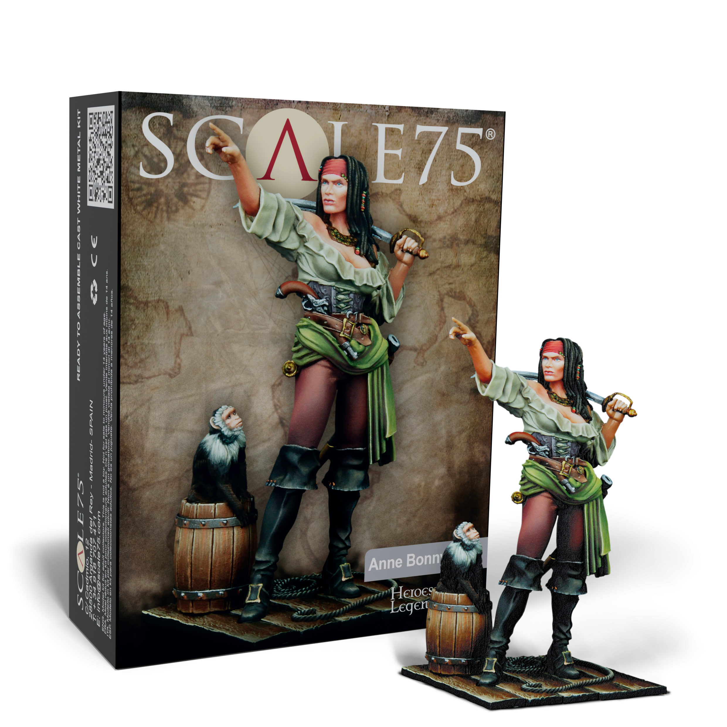 Scale 75 - Figures - Heroes and Legends - Anne Bonny 75mm