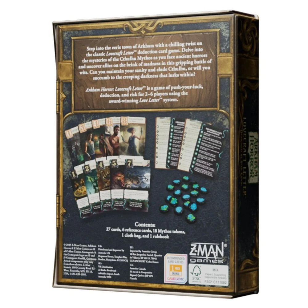 Arkham Horror Lovecraft Letter: A Love Letter Card Game